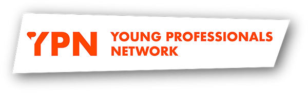Das ypn-Netzwerklogo auf schwarzem Hintergrund.